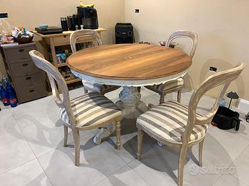 Tavolo e sedia Shabby