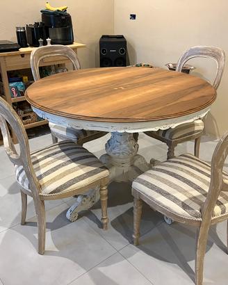 Tavolo e sedia Shabby