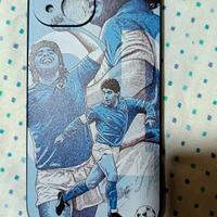 custodia per iPhone 15 con stampa Maradona 