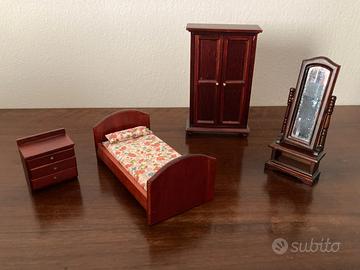 Camera letto in miniatura, vintage
