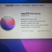 Macbook Air 13” perfetto come nuovo