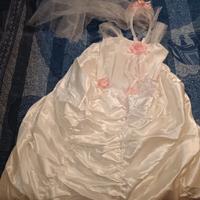 carnevale vestito Sposa bimba