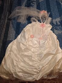 carnevale vestito Sposa bimba