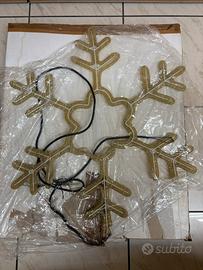 Stella di Natale - fiocco di neve diam 80cm