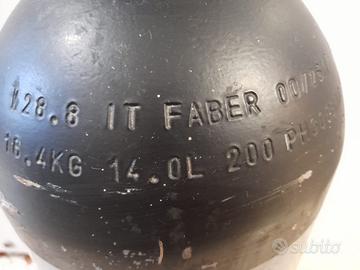 Bombola alta pressione 250/300 Bar da 14 Lt.