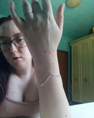 set bracciale con anello emma
