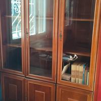 Librerie legno e vetro 