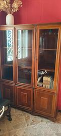 Librerie legno e vetro 