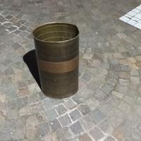 portaombrelli di rame e ottone 