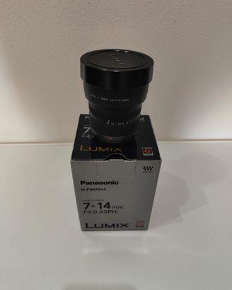Panasonic lumix G vario 7-14mm f 4