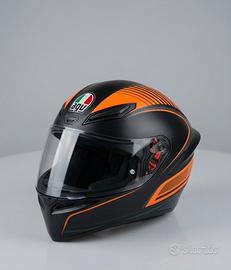 Casco integrale AGV Nero/Arancio + sacca