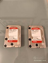 WD Western Digital Red 4TB SATA 3 Usati Perfetti