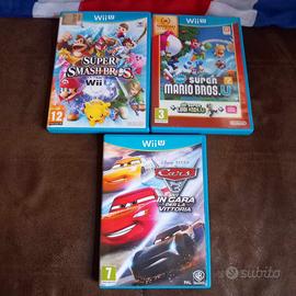 New Super Mario Bros + Smash Bros + Cars 3 Wii U