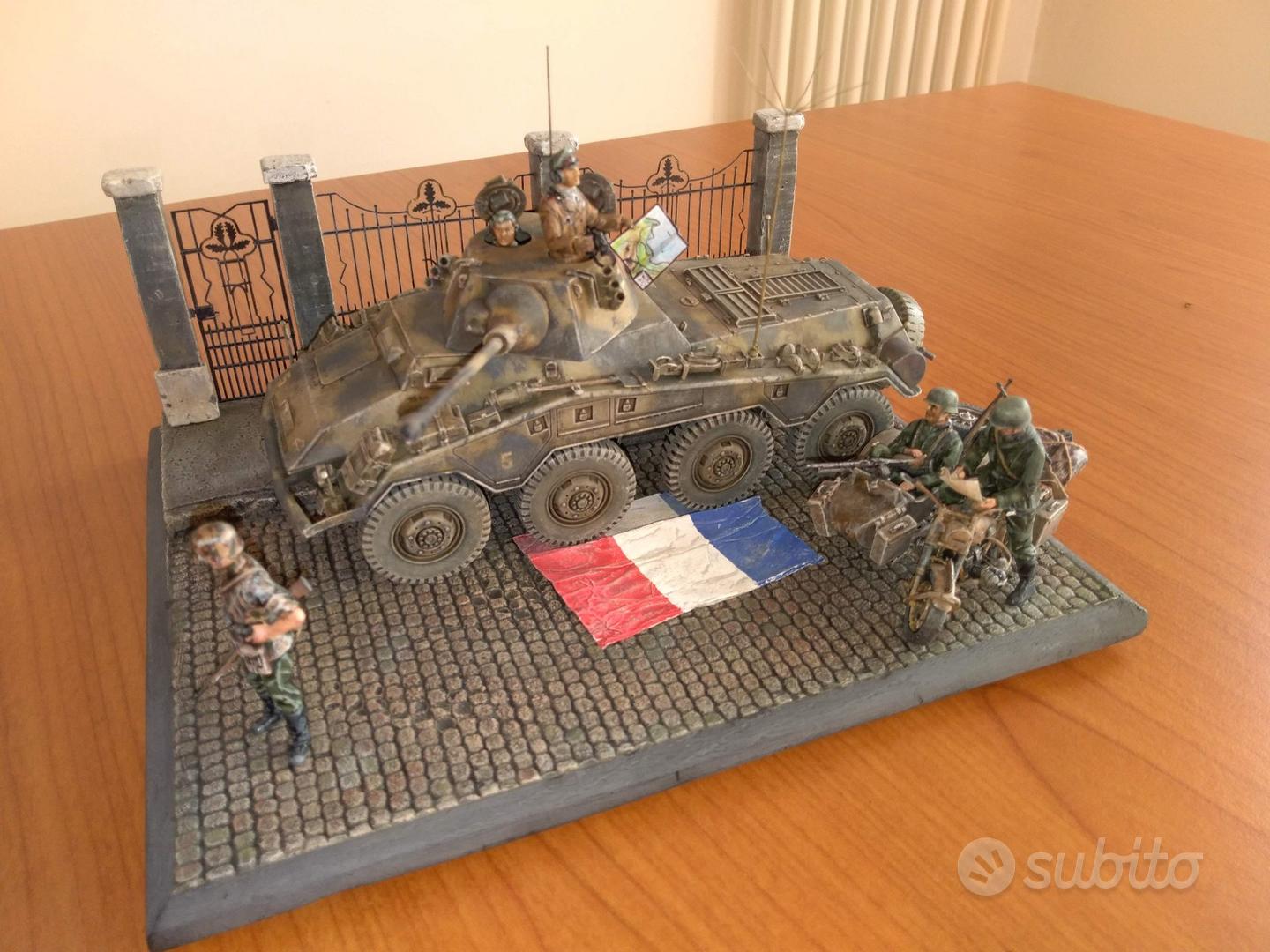 Diorama PUMA Sd. Kfz. 234/2 + BMW R75 (1:35) 80 - Collezionismo In ...