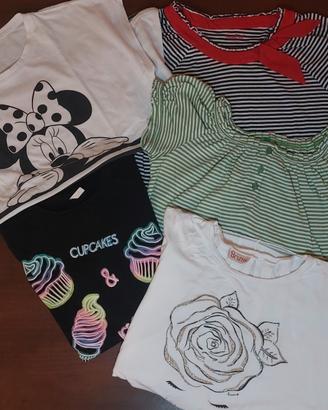 magliette t-shirt 12 anni bambina