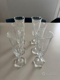 Bicchieri flute cristallo