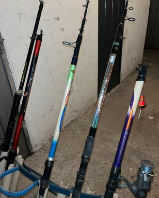 Canne da pesca da sistemare