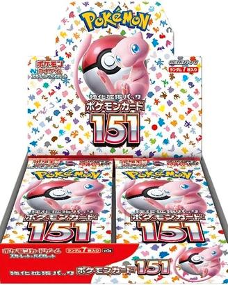 Box carte Pokemon 151 jap