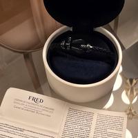 bracciale uomo Fred forza 10 in titanio e diamanti