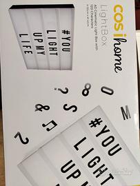 scatola luminosa lightbox così home