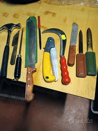 Attrezzi lavoro in blocco o singoli