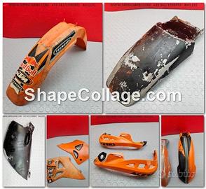 KIT PLASTICHE KTM SXC 400 1998 2001 SX 1999 2000