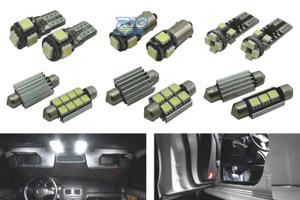 KIT 11 LAMPADE LED INTERNE PER MERCEDES CLASSE C C