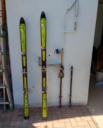 Sci alpinismo ski trab completi pelli e attacchini