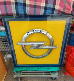 insegna luminosa bifacciale opel 