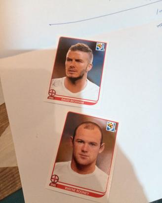 Rooney Beckham panini con velina