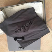 Hogan scarpa donna nero H bianco 39 suola bassa