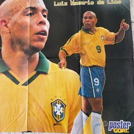Poster Ronaldo il fenomeno Brasile Francia