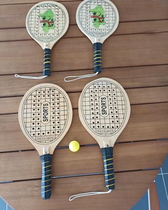 racchette ping pong da spiaggia 