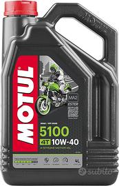 Tanica 4 L litri Motul 5100 10w40 15w50 4t