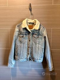 Giubbotto levis con on sale pelliccia