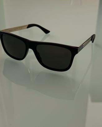 Occhiali da sole gucci polarizzati dorati