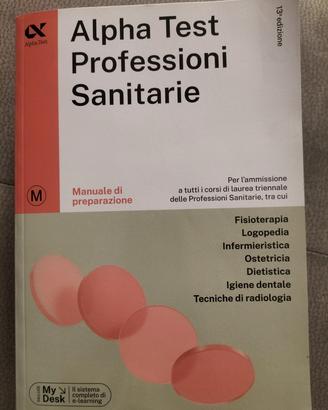 Alfa test: 4 libri concorso professioni sanitarie