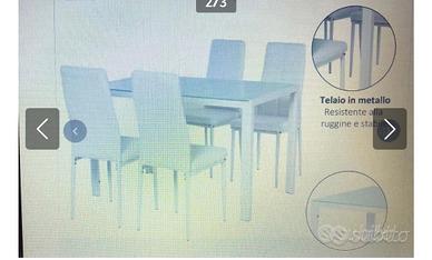 Tavolo con sedie “nuovi”