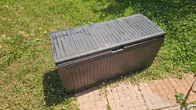 cassapanca da giardino in pvc