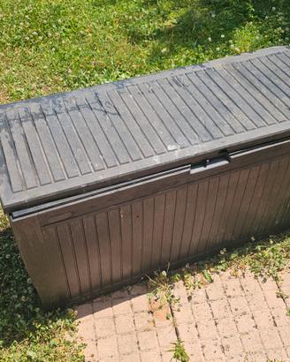cassapanca da giardino in pvc
