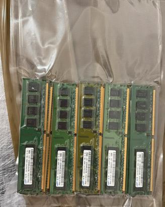 Lotto 11x RAM DDR2 Samsung pc2-6400