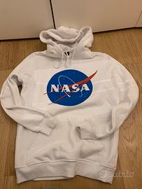 Felpa bianca nasa on sale