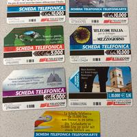 Schede telefonine telecom rare