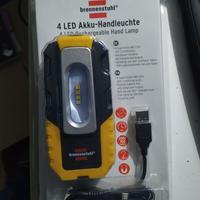Lampada portatile a led con ricarica usb