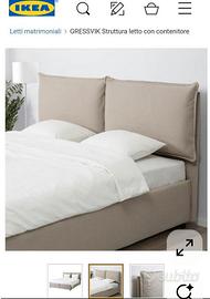 Letto  IKEA GRESSVIK 160x200 e materasso 
