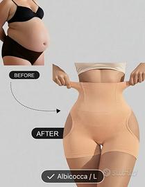 Pantaloni a vita alta da donna Taglia L