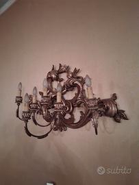 VENDIAMO  3 GRANDI APPLIQUE IN STILE BAROCCO A 5 L