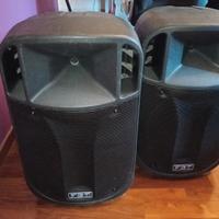 Coppia casse amplificate fbt FBT J12A J 12 A