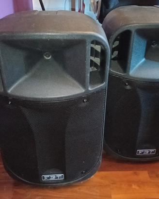 Coppia casse amplificate fbt FBT J12A J 12 A