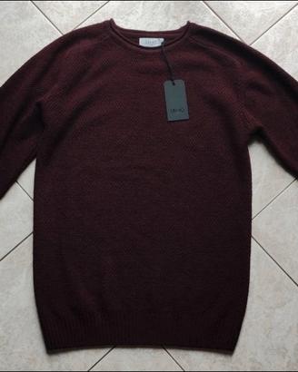 Liu Jo uomo maglione bordeaux